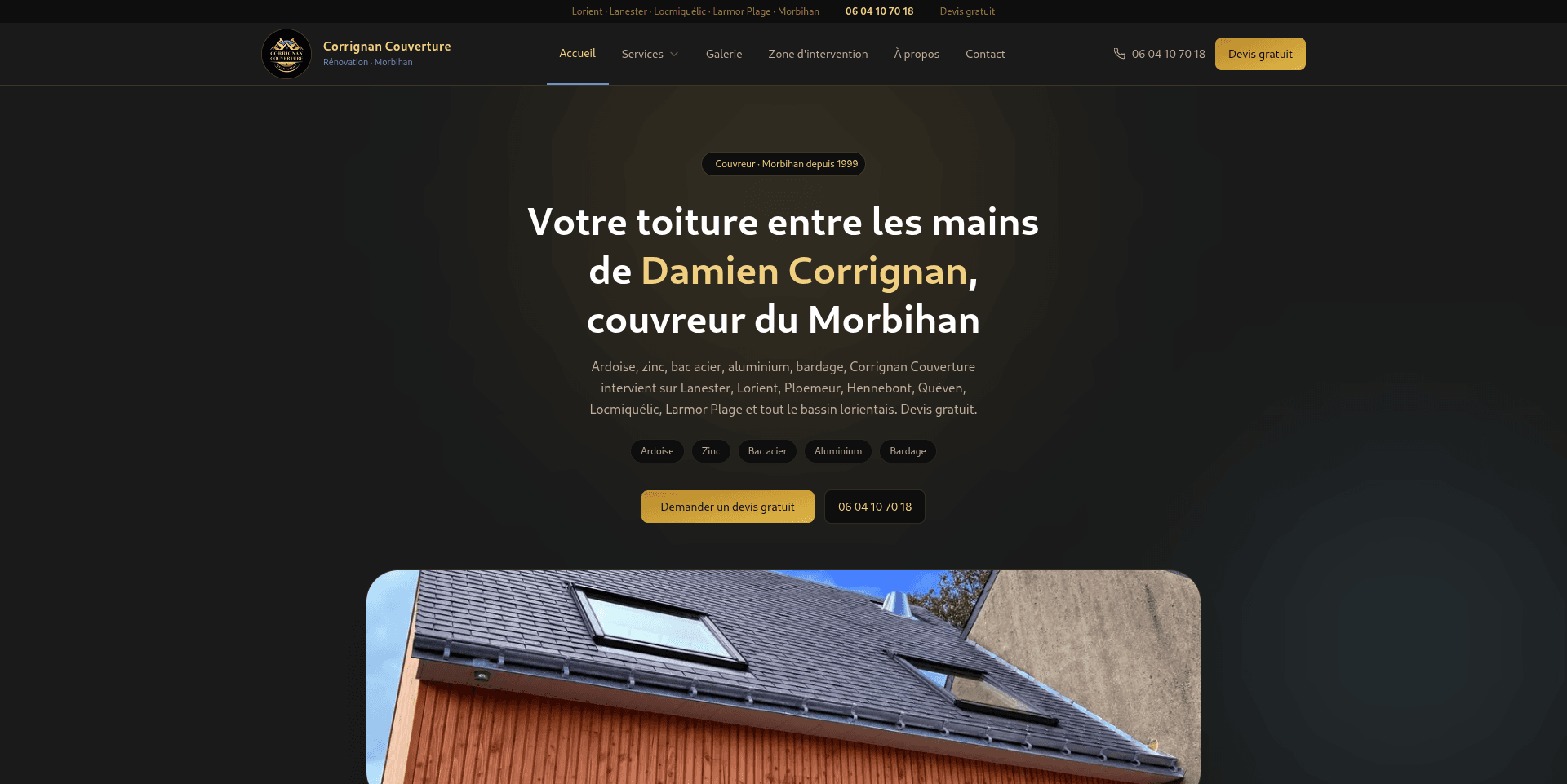 Capture d'écran de Corrignan