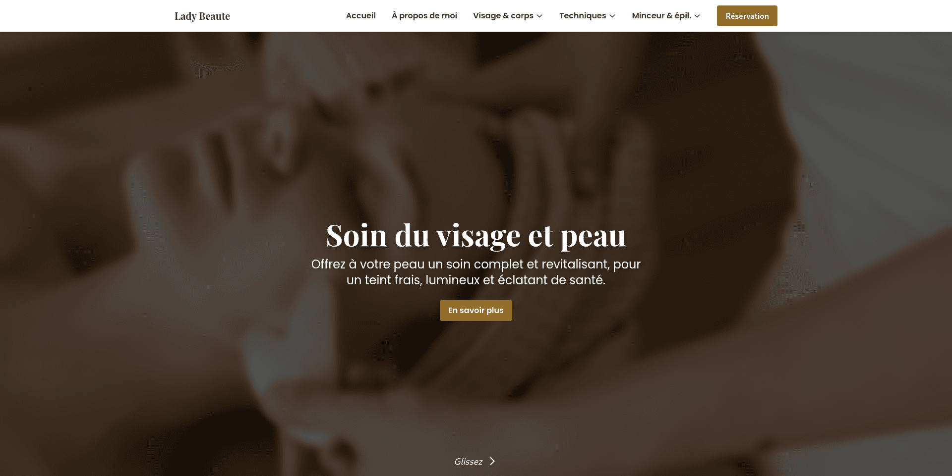 Capture d'écran de Lady Beauté